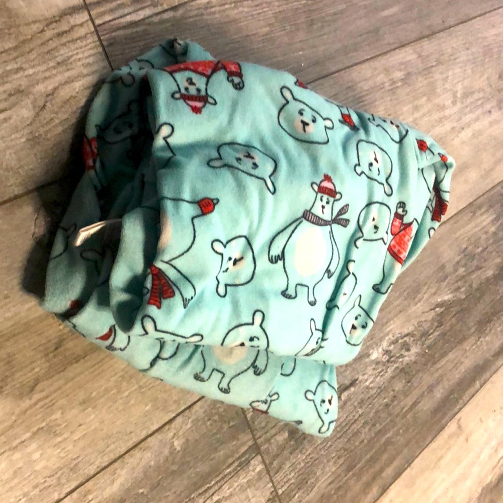 Matching bear pajamas set